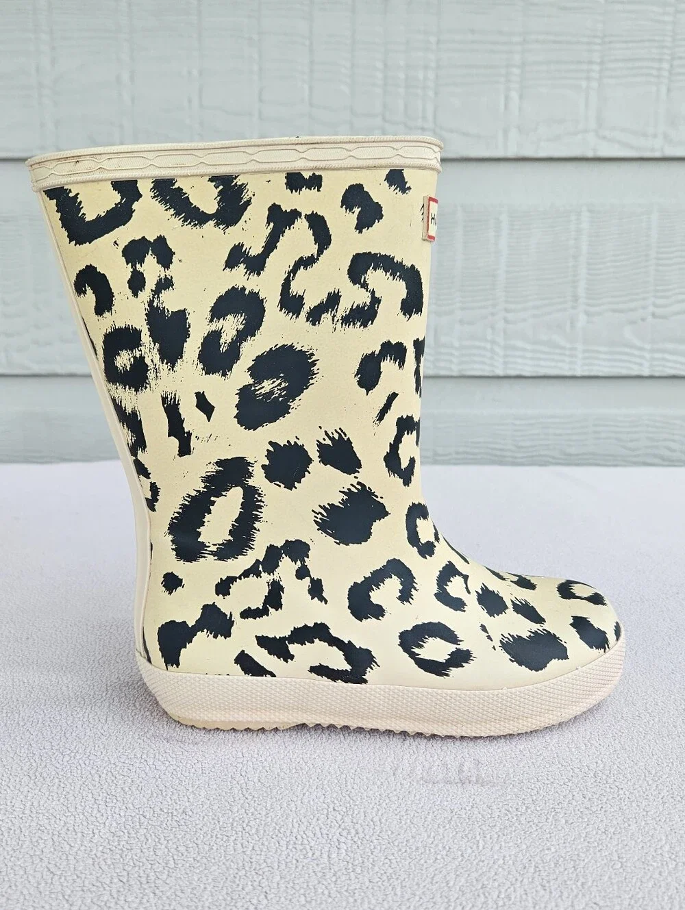 Hunter Kids First Classic Hybrid Print Rainboot Cheetah Leopard US 11 UK 10
